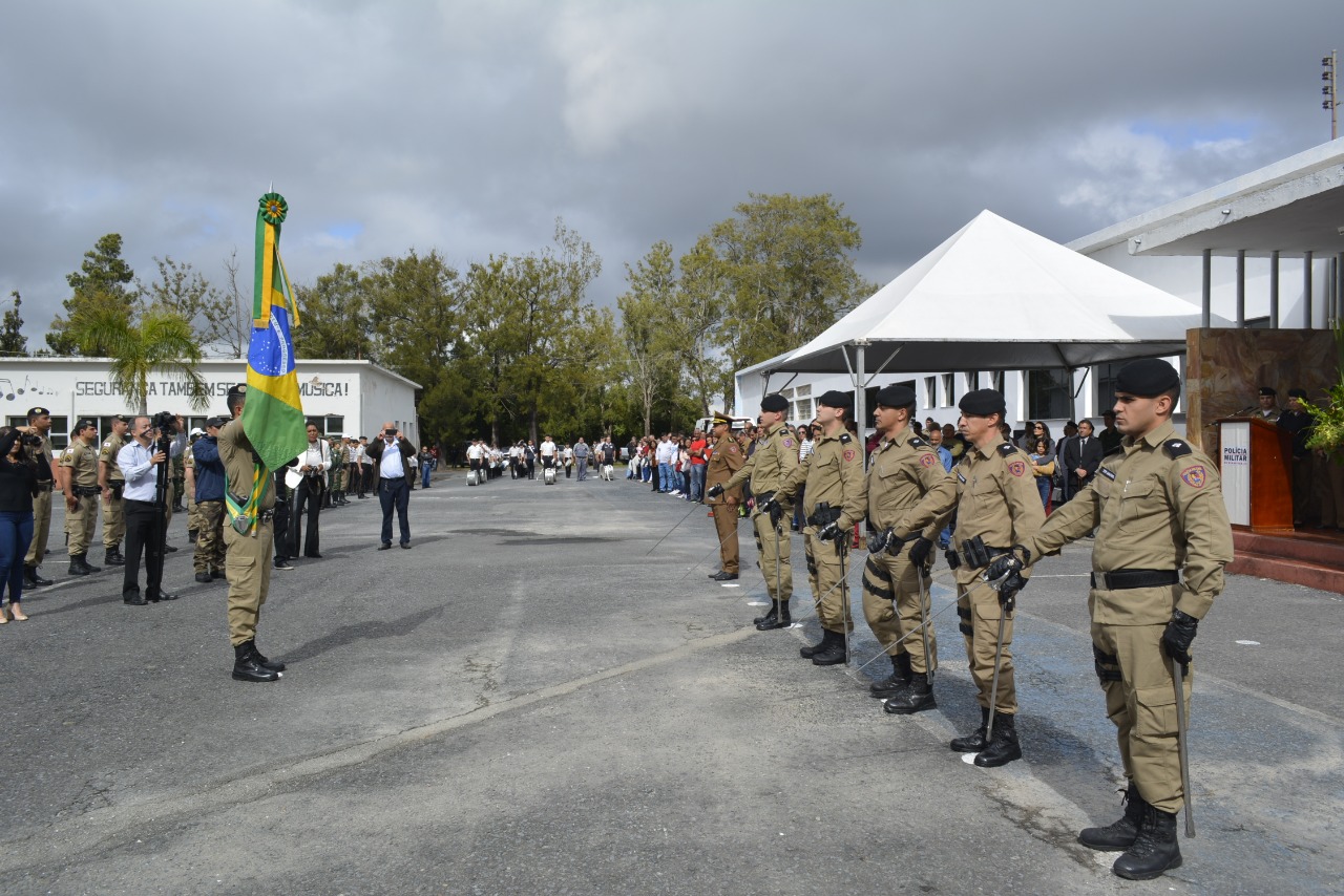 Foco Na Not Cia Pol Cia Militar Realiza Cerim Nia Para Celebrar Anos